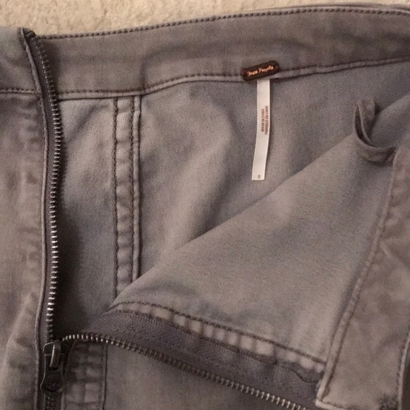 gray free people mini skirt - Picture 3 of 3